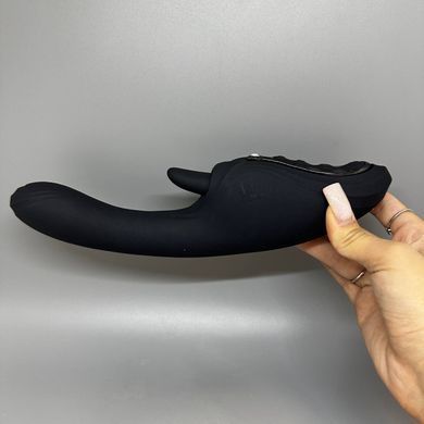 Смарт вибратор-кролик с подогревом Zalo Ares Obsidian Black черный - фото