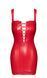 Платье Noir Handmade F364 Bombshell Lace-Up Mini Dress Red L