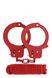 Набор БДСМ Dream toys Bondx Metal Cuffs&love Rope Set Red - фото товара
