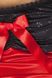 Сорочка приталена з відкритою спиною і трусики Passion LENA CHEMISE red 4XL/5XL
