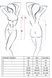Эротическая сорочка с пажами Passion ORIHIME CHEMISE white S/M