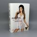Прозрачная сорочка и трусики Passion JANET CHEMISE white S/M