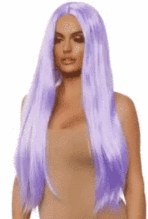 Парик Leg Avenue 33&Prime; Long straight center part wig lavender