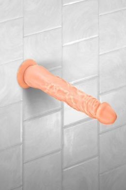 Довгий фалоімітатор Real Body Real Justin Flesh (21,5 см) (м'ята упаковка, товар в цілісності) - фото