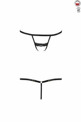 Трусики-стрепи Passion Exclusive SHELLY THONG black S/M