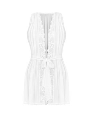 Пеньюар белый Obsessive Heavenlly peignoir M/L