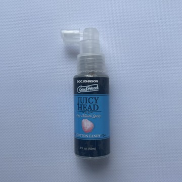 Doc Johnson GoodHead JUICY HEAD DRY MOUTH SPRAY - спрей для мінету цукрова вата (59 мл) - фото