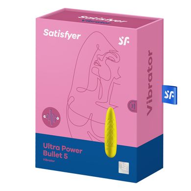Satisfyer Ultra Power Bullet 5 Yellow мінівібратор - фото