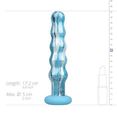 Стеклянный дилдо Gildo Ocean Flow Glass Dildo - фото