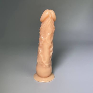 Довгий фалоімітатор Real Body Real Justin Flesh (21,5 см) (м'ята упаковка, товар в цілісності) - фото