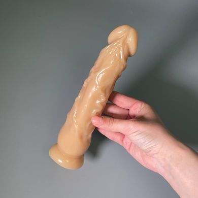 Довгий фалоімітатор Real Body Real Justin Flesh (21,5 см) (м'ята упаковка, товар в цілісності) - фото