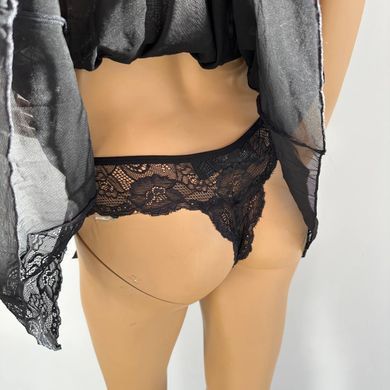 Пеньюар Obsessive Alluria peignoir & thong S/M