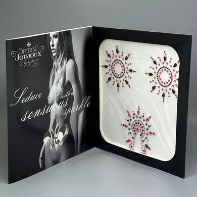 Пестіс з кристалів Petits Joujoux Gloria set of 3 Black/Pink - фото