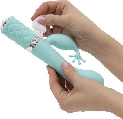 Вибратор-кролик Pillow Talk Kinky Teal мятный - фото