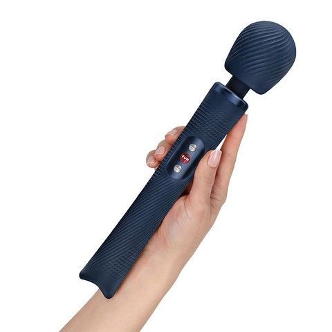 Вибромассажер Fun Factory VIM Vibrating Wand Nightblue синий (мятая упаковка) - фото