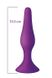 Анальна пробка MAI Attraction Toys №35 Purple - 3,8 см - фото товару