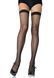 Чулки сетка Leg Avenue Nylon Fishnet Thigh Highs OS Black - фото товара