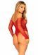 Эротическое боди Leg Avenue Crystalized fishnet bodysuit Red OS