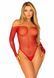 Эротическое боди Leg Avenue Crystalized fishnet bodysuit Red OS