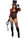 Эротический костюм циркачки Leg Avenue Ravishing Ringmaster Bodysuit S