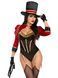 Эротический костюм циркачки Leg Avenue Ravishing Ringmaster Bodysuit S