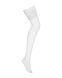 Чулки под пояс Obsessive 810-STO-2 stockings white L/XL - фото товара