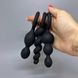 Satisfyer Plugs - набір анальних іграшок чорний (пом'ята упаковка) - фото товару