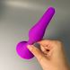 Анальная пробка MAI Attraction Toys №35 Purple - 3,8 см - фото товара