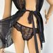 Пеньюар Obsessive Alluria peignoir & thong S/M