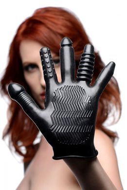 Перчатка для фингеринга Master Series Pleasure Poker Textured Glove