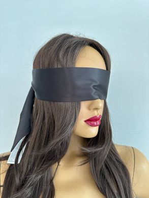 Пов'язка Obsessive Blindfold black One size - фото