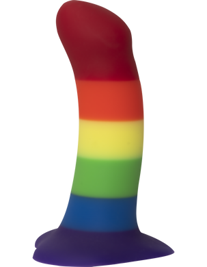 Фаллоимитатор радужный Fun Factory AMOR Pride Edition (14,6 см) - фото