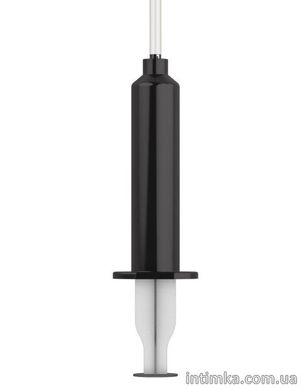 Кінчаючий фалоімітатор Strap-On-Me Dildo Cum Black (19,6 см) (пом'ята упаковка) - фото