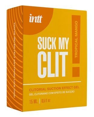 Смоктайзер для клітора Intt Suck My Clit Tropical Mango 15 мл манго - фото