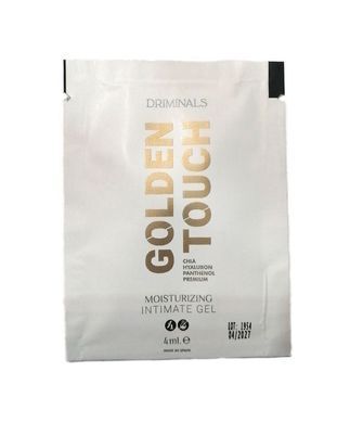 Саше Лубрикант на водній основі Driminals Golden Touch (4 мл)