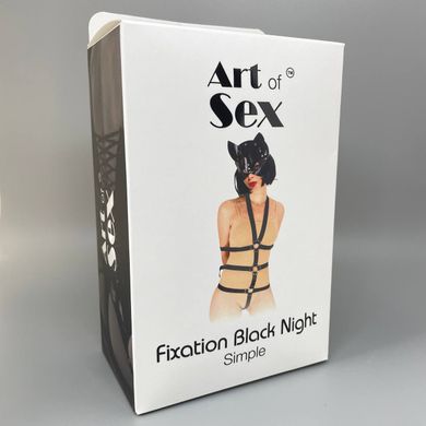 БДСМ набор для фиксации Art of Sex - BDSM Fixation Black Night Simple - фото