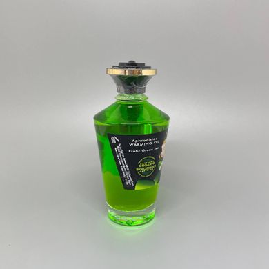 Масло для орального сексу Shunga APHRODISIAC WARMING OIL зі смаком зеленого чаю - 100 мл - фото