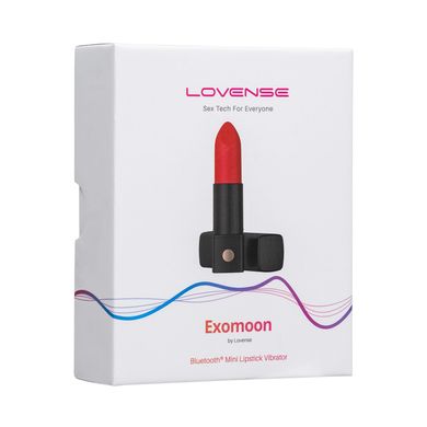 Смарт-вибропуля в форме помады Lovense Exomoon Lipstick Vibrator - фото