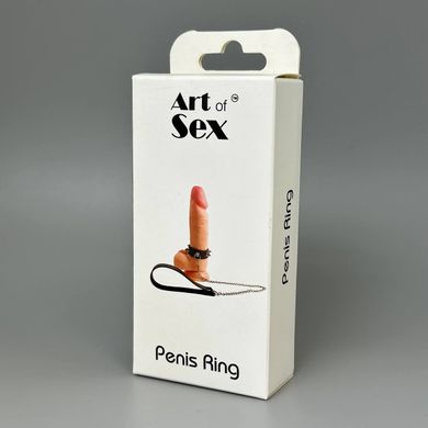 Кольцо для пениса Penis Ring с шипами и поводком