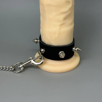 Кольцо для пениса Penis Ring с шипами и поводком