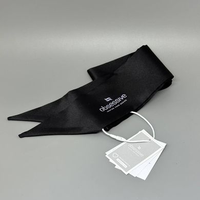Пов'язка Obsessive Blindfold black One size - фото