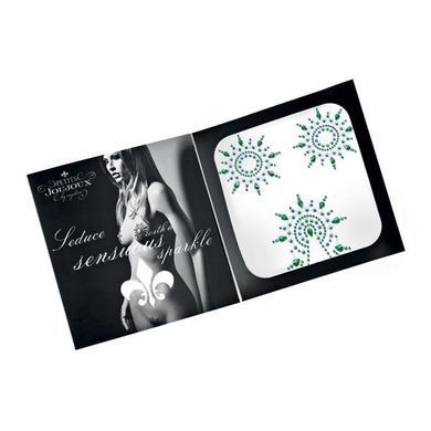 Пэстис из кристаллов Petits Joujoux Gloria set of 3 Green/Blue - фото