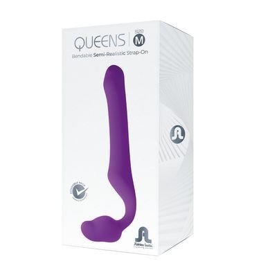 Страпон безремінний Adrien Lastic Queens M (довжина 16 см, діам. 4,1 см) - фото