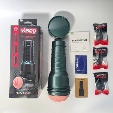 Мастурбатор з вібрацією Fleshlight Vibro Pink Lady Touch - фото