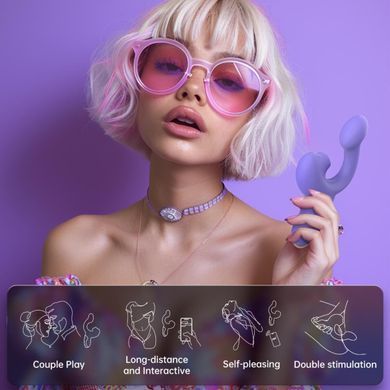 Смарт вібратор-кролик Magic Motion Ponder Purple фіолетовий - фото
