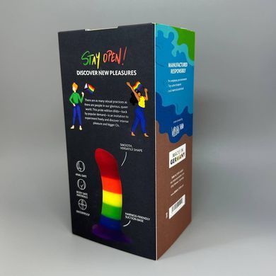 Фаллоимитатор радужный Fun Factory AMOR Pride Edition (14,6 см) - фото
