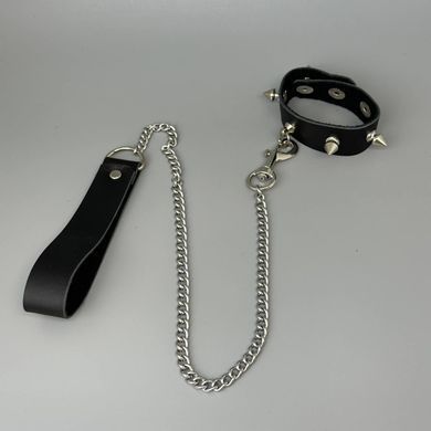 Кольцо для пениса Penis Ring с шипами и поводком