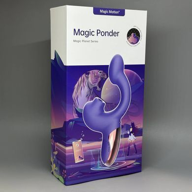 Смарт вібратор-кролик Magic Motion Ponder Purple фіолетовий - фото