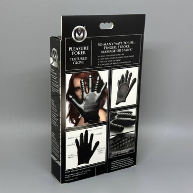 Перчатка для фингеринга Master Series Pleasure Poker Textured Glove