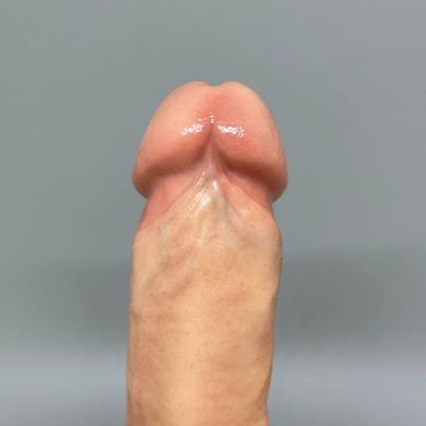 Фалоімітатор на присосці SilexD Vetus Premium Real Skin Flesh MODEL 1 8in (21 см) - фото
